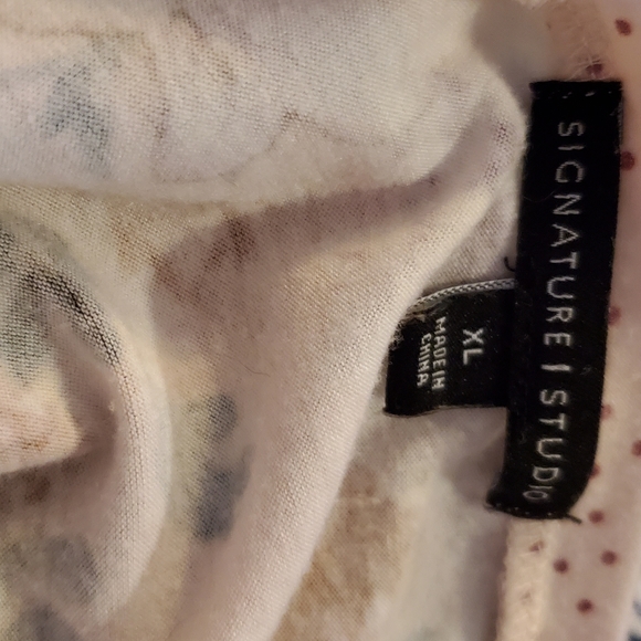 Boutique - Pink Tie Hem soft Flowy Boho Top #1008 - Picture 5 of 6